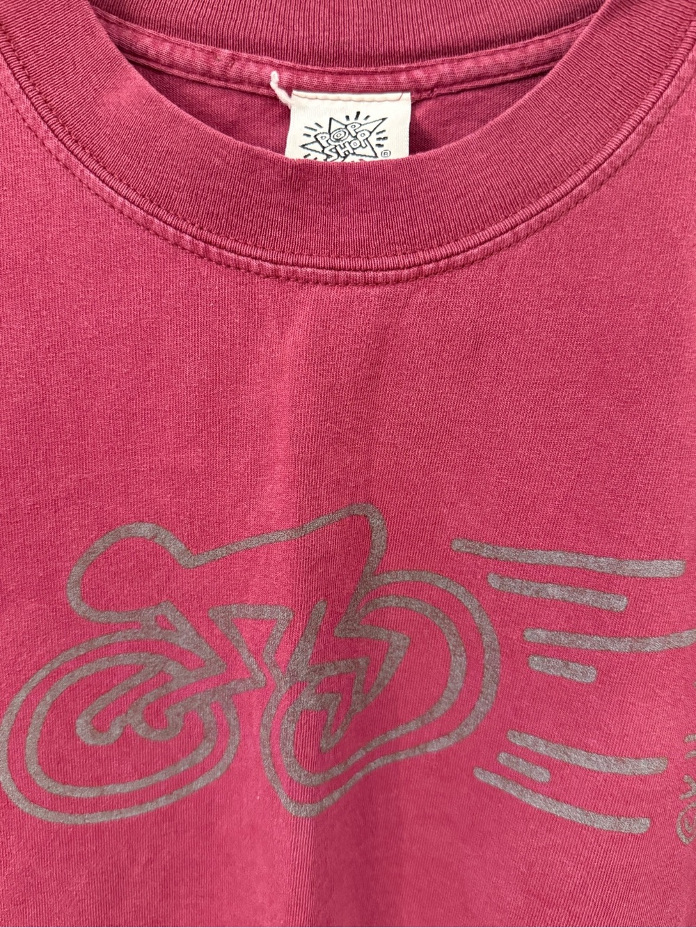 ORIGINAL Keith Haring POP SHOP Person on Bike Art Tshirt